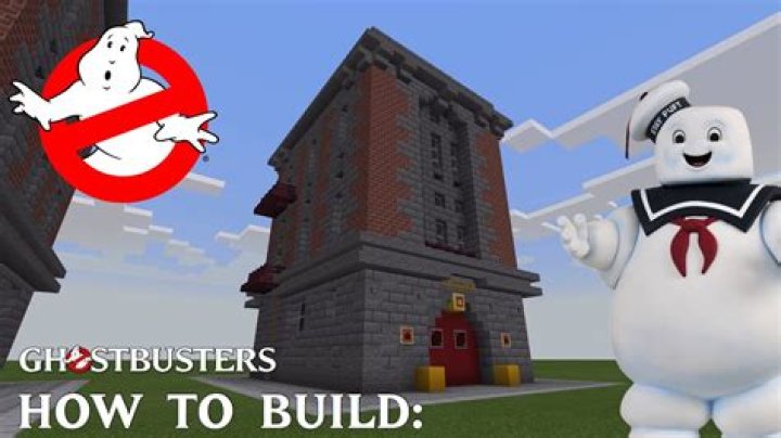 How to build the ghostbusters firehouse in minecraft
