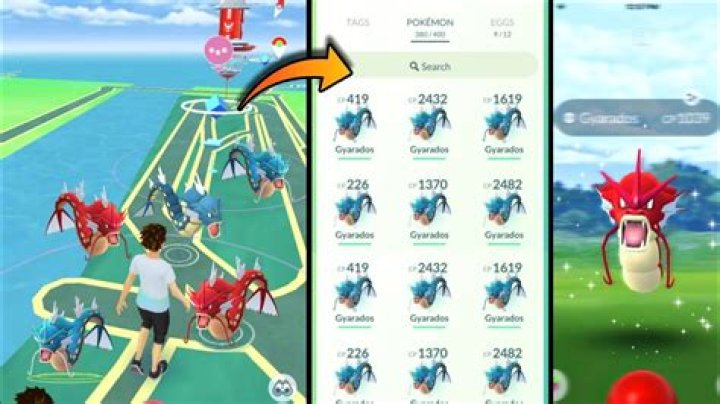 How to catch a gyarados in pokemon go