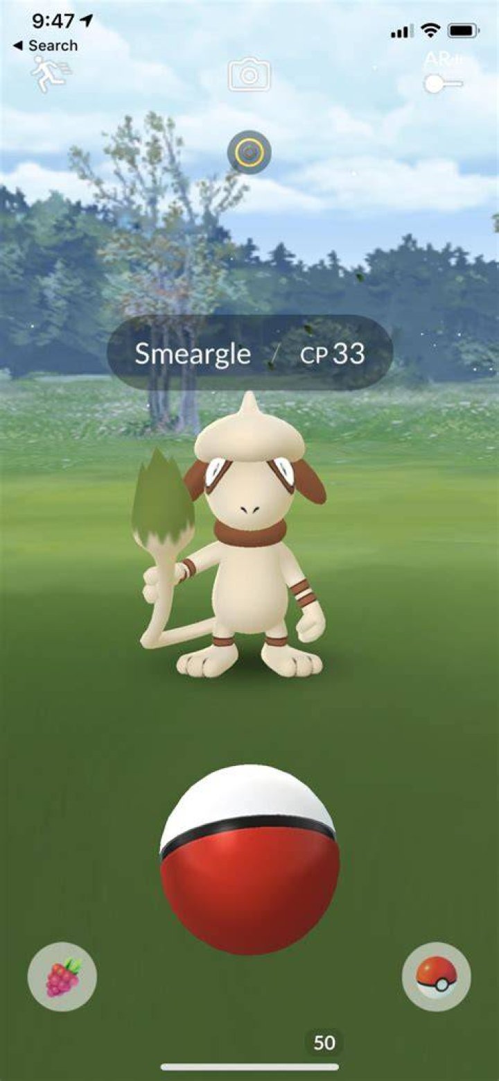 How to catch a smeargle in pokemon go