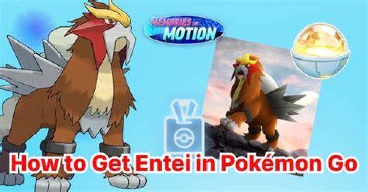 How to catch entei pokemon go