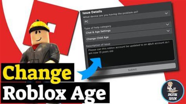 How to change age on roblox under 13 2020