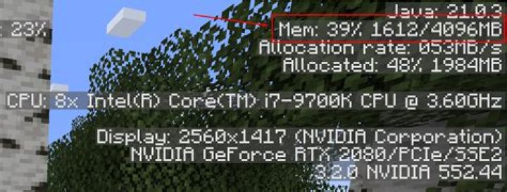 How to change allocated memory for minecraft server