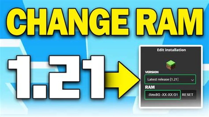 How to change amount of ram for minecraft
