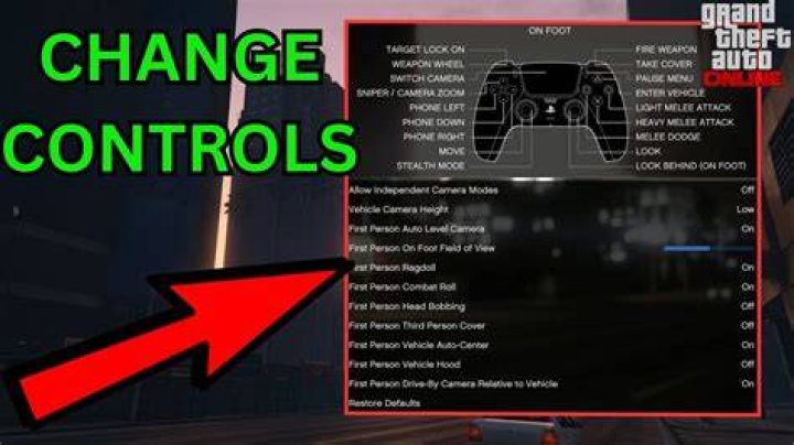 How to change controls in gta 5 ps4