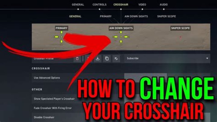 How to change crosshair in valorant
