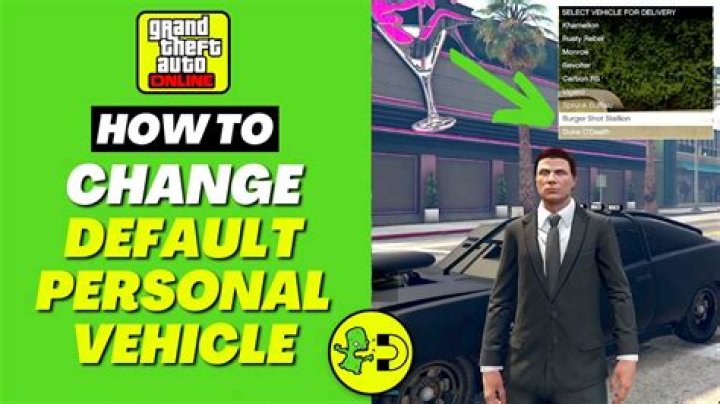 How to change default car in gta 5 story