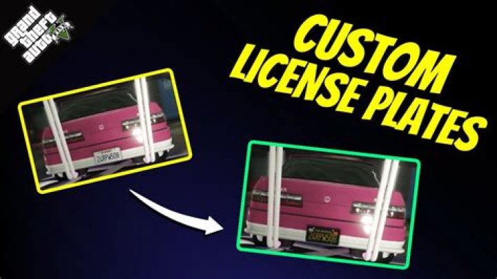 How to change license plate gta 5 online