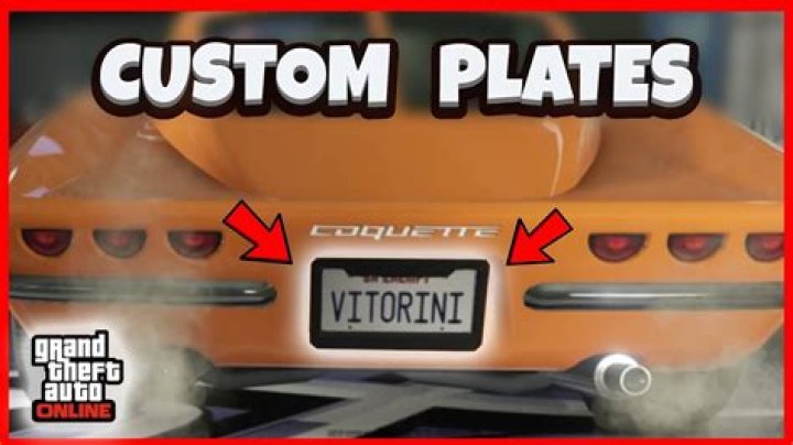 How to change license plate in gta 5