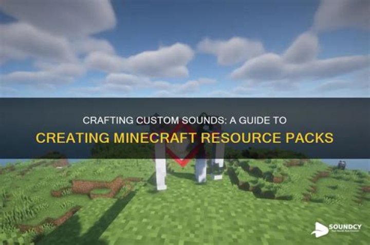 How to change minecraft sounds with resource packs