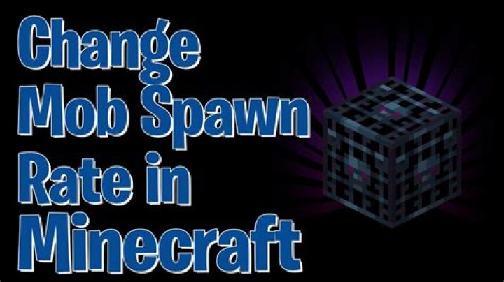 How to change mob spawn rate in minecraft