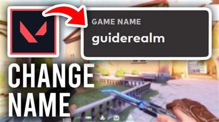 How to change my name in valorant