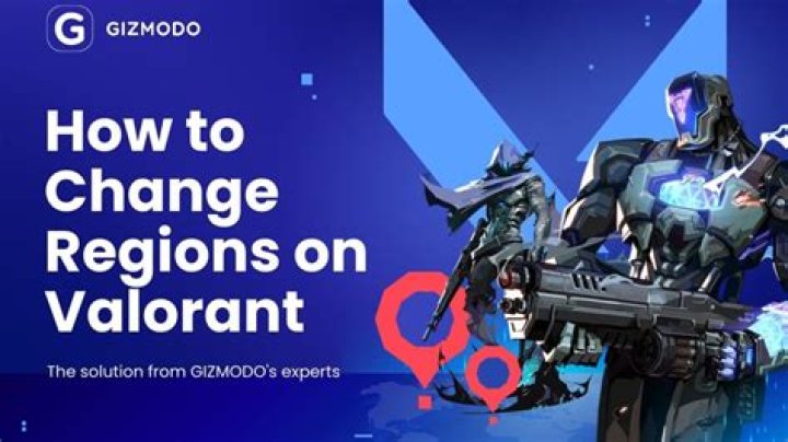 How to change regions in valorant