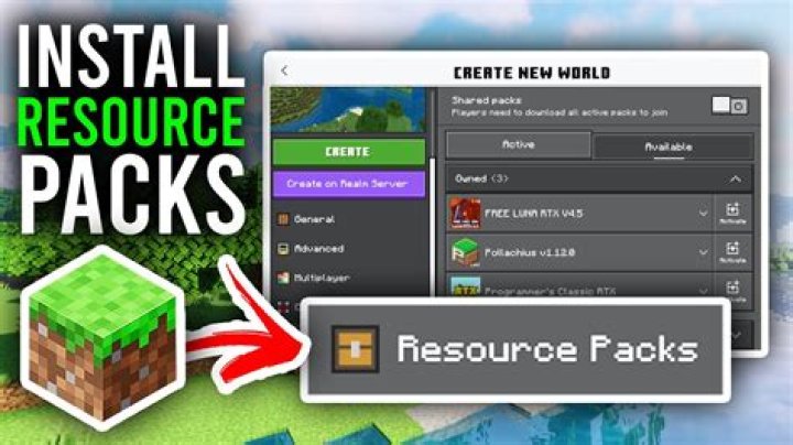 How to change texture packs in minecraft pc