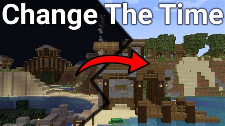 How to change the time in minecraft pc