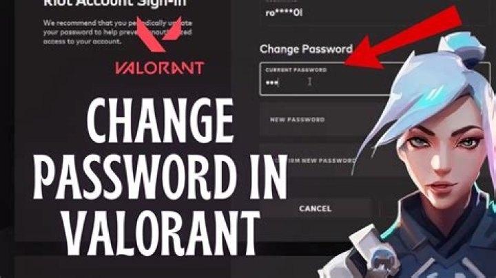 How to change valorant password