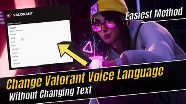 How to change valorant voice language