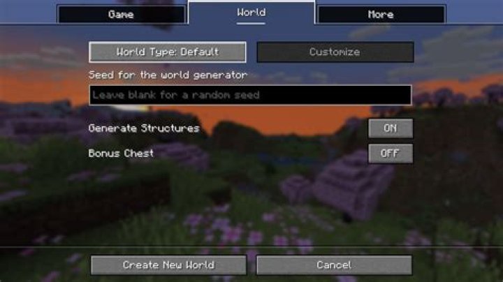 How to change world type on minecraft server