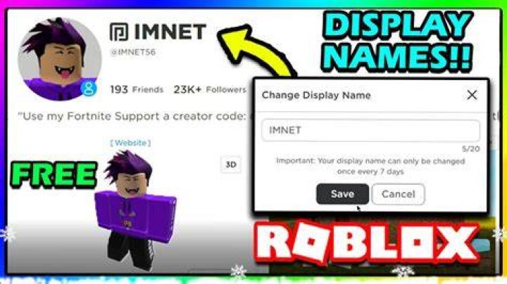 How to change your display name on roblox april 2021