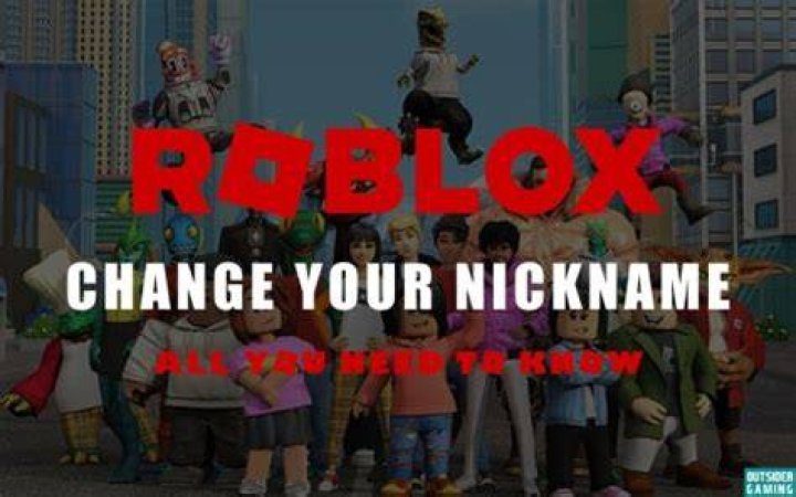 How to change your nickname on roblox 2021
