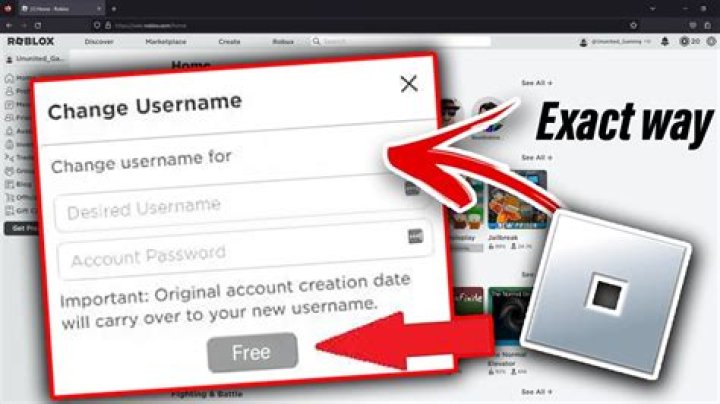 How to change your roblox name for free 2016