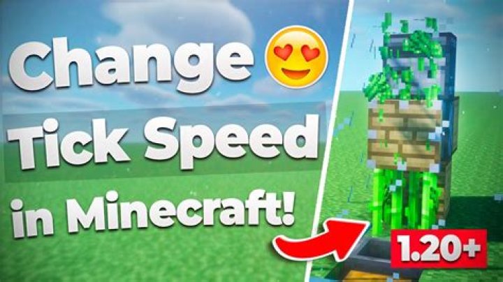 How to change your tick speed in minecraft