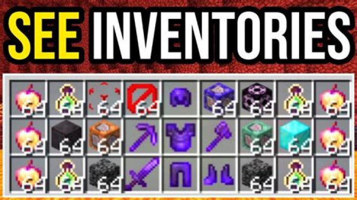 How to check a player’s inventory on minecraft