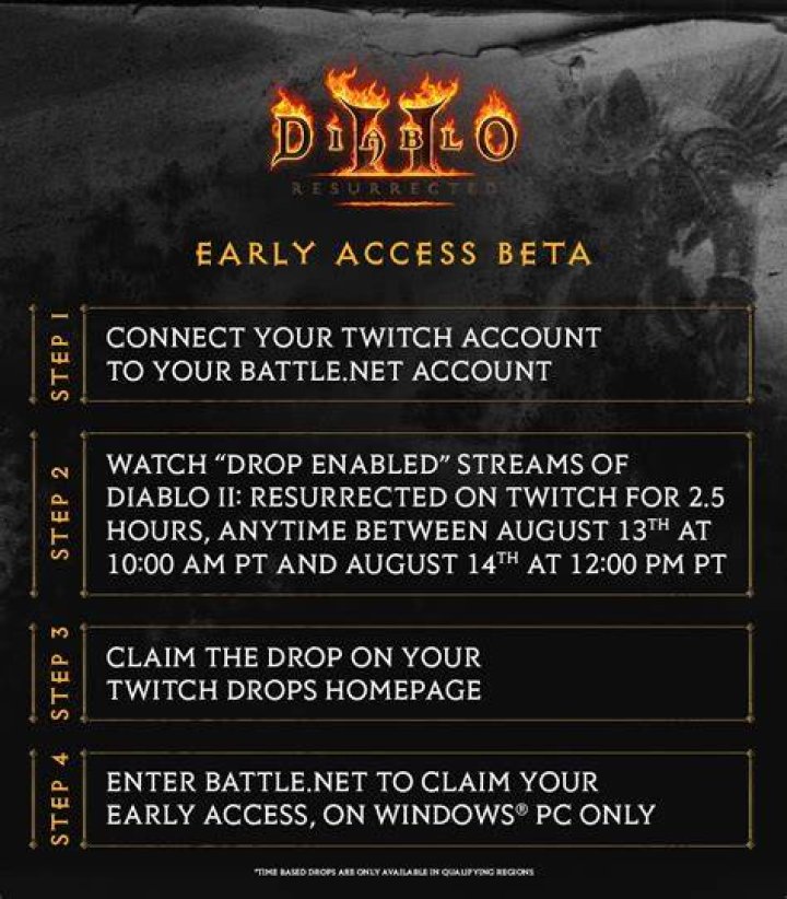 How to claim diablo 2 twitch drop