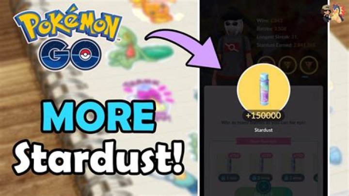 How to collect stardust in pokemon go