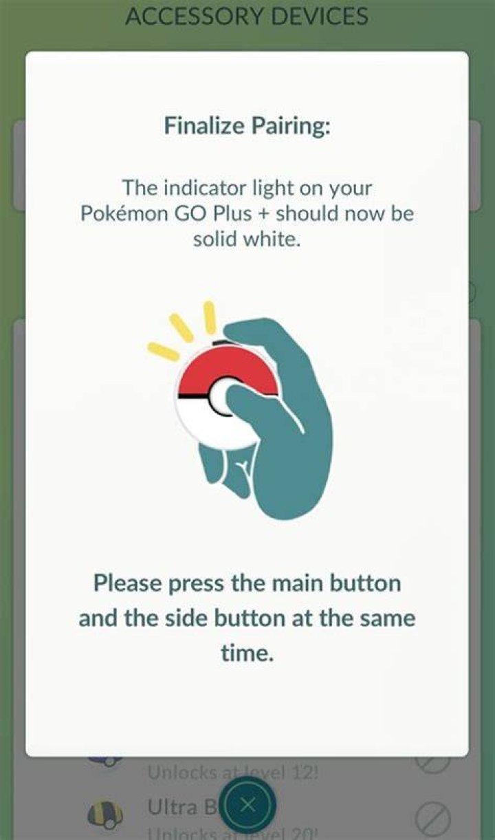 How to connect pokemon go plus