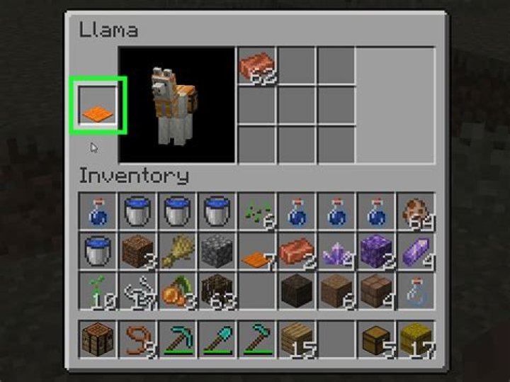 How to control a llama in minecraft pc