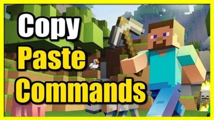 How to copy and paste in minecraft ps4