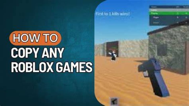 How to copy games on roblox