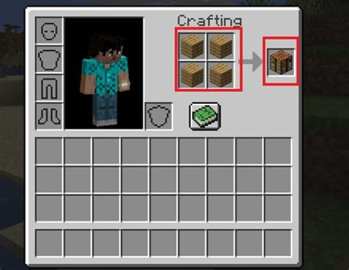 How to craft a crafting table in minecraft