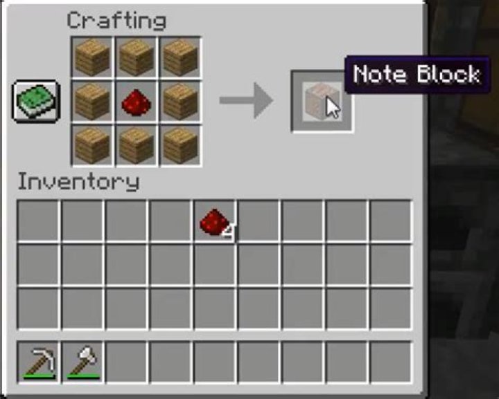 How to craft a note block in minecraft