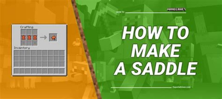 How to craft a saddle in minecraft ps3