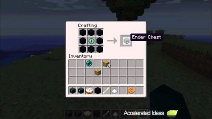 How to craft an ender chest in minecraft