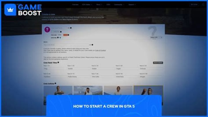 How to create a crew in gta v