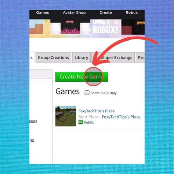 How to create a game on roblox mobile