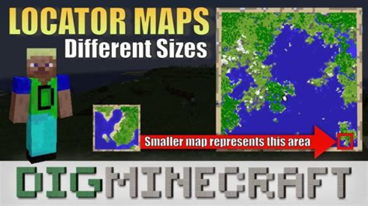 How to create a locator map in minecraft
