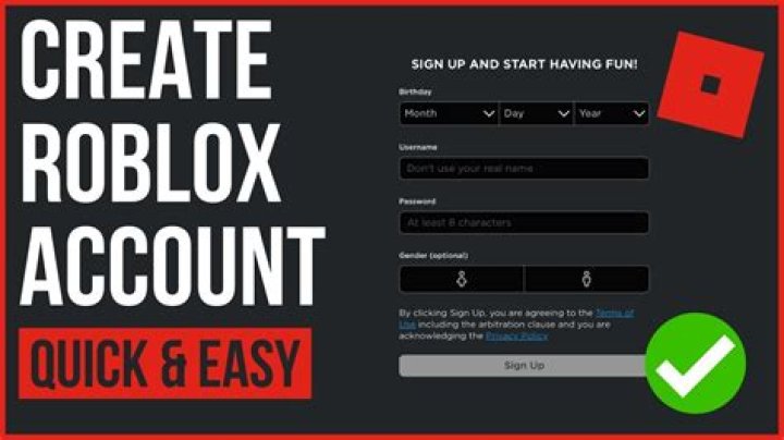 How to create a roblox account