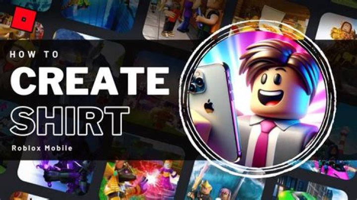 How to create a shirt on roblox mobile