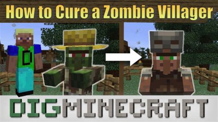 How to cure a zombie villager in minecraft