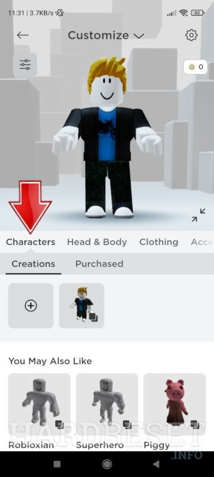 How to customize roblox character