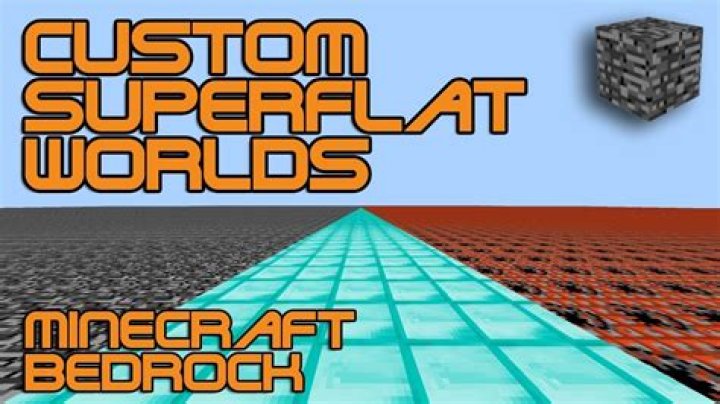 How to customize superflat worlds in minecraft bedrock