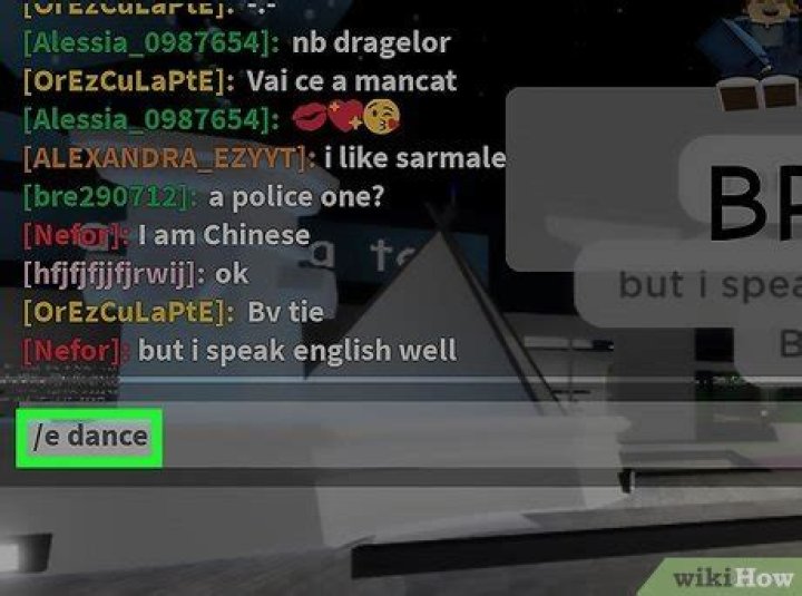 How to dance roblox