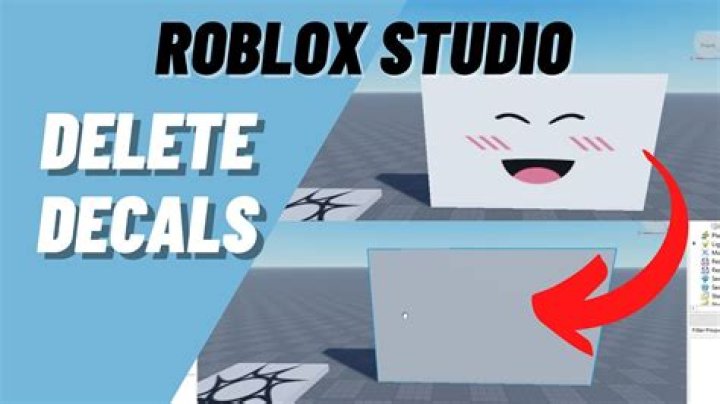 How to delete a decal on roblox