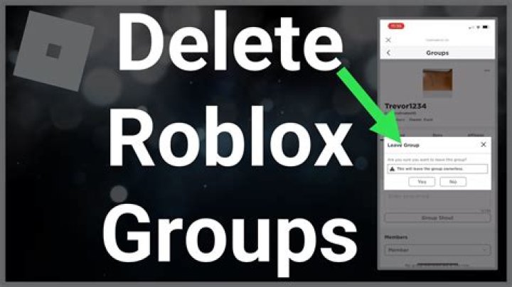 How to delete group on roblox