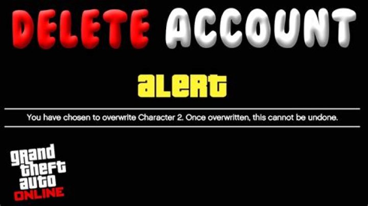 How to delete gta online account