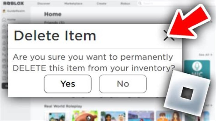 How to delete items on roblox