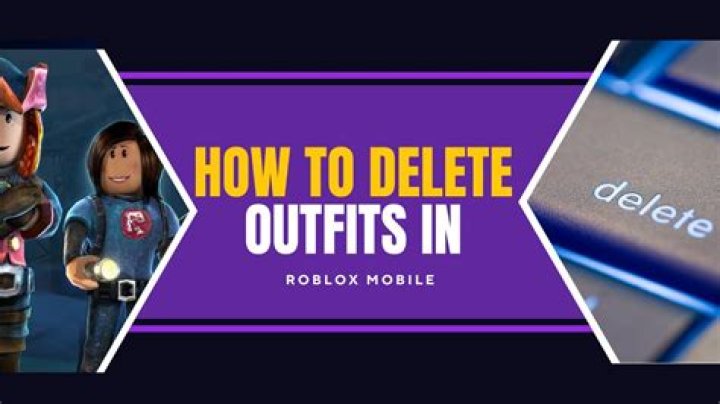 How to delete outfits in roblox mobile